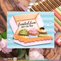 Bild 14 von Waffle Flower  Boxed Cupcakes Stencil - Stencilschablone Cupcake
