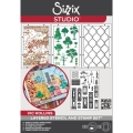 Bild 1 von Sizzix Studio Clear Stamps Set - Stencil/Stempel - City Life by Vic Hollins
