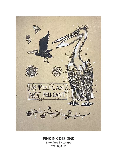 Bild 14 von Pink Ink Designs - Stempel Pelican - Pelikan