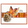 Bild 9 von Stampendous Perfectly Clear Stamps - Autumn Leaves - herbst Blätter