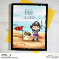 Bild 6 von Gummistempel Stamping Bella Cling Stamp MINI ODDBALL PIRATE & PUG RUBBER STAMP