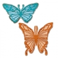 Bild 2 von Sizzix Thinlits Die by Tim Holtz - Stanzschablone - Vault Scribbly Butterfly