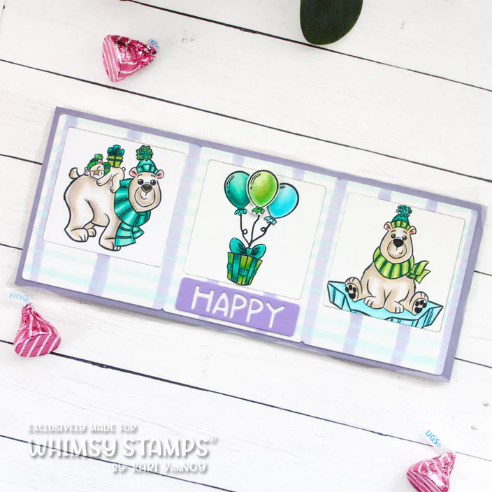 Bild 6 von Whimsy Stamps Clear Stamps - Polar Bear Birthday