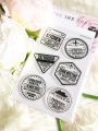 The Ink Road Clear Stamps - Quarantine Passport Stamps