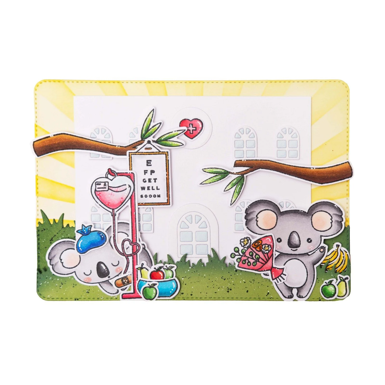 Bild 3 von STUDIOLIGHT Sweet Stories Stamp & Cutting Die Hospital - Stempel & Stanze