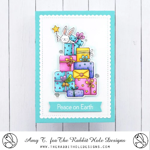 Bild 11 von The Rabbit Hole Designs Clear Stamps - Bunny Christmas