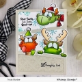 Bild 5 von Whimsy Stamps Clear Stamps  - Dragon Holiday Peekers - Drache