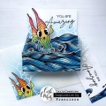 Bild 2 von CraftEmotions Stempel - clearstamps A6 - Ocean 11 Carla Creaties - See/Meer Wellen