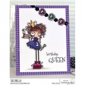 Bild 3 von Gummistempel Stamping Bella Cling Stamp ODDBALL BIRTHDAY QUEEN RUBBER STAMP