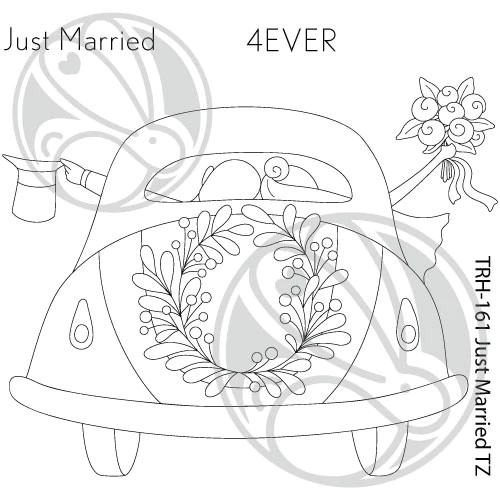 Bild 1 von The Rabbit Hole Designs Clear Stamps  - Just Married