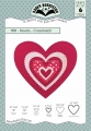 Karen Burniston Dies Hearts - Crosshatch - Stanzen Herz