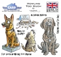 Bild 1 von The Card Hut Clear Stamps - Howling Too much - Stamp Set