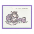 Bild 5 von Spellbinders Knit One Cling Rubber Stamp Set - House Mouse Stempelgummi