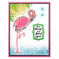 Bild 2 von Stampendous Perfectly Clear Stamps - Flamingo Messages - Flamingo Nachrichten