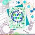 Bild 16 von Waffle Flower Confetti Background Stencil - Stencilschablone 