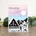 Bild 3 von Creative Expressions Happy Holidays DL Pre Cut - Gummistempel Weihnachten Dorf