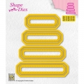 Nellie Snellen • Shape Dies Continue Set of 4 Tags-5 - Stanzen Etikett #4