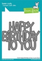 Lawn Fawn Cuts  - Stanzschablone giant happy birthday to you