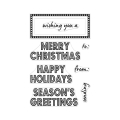 Bild 1 von Hero Arts Clear Stamps - Holiday Marquee Messages - Weihnachtstexte