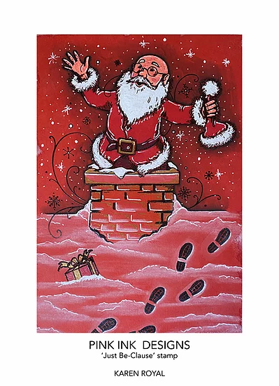 Bild 4 von Pink Ink Designs - Stempel  Just Be-Claus - Weihnachtsmann