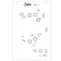 Bild 8 von Sizzix - A6 Stencil By Stacey Park - Fragmented Floral #2