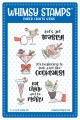 Whimsy Stamps Clear Stamps - Cocktails