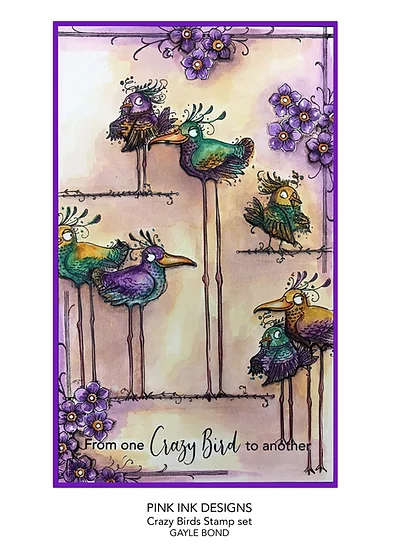 Bild 13 von Pink Ink Designs - Stempel Crazy Birds -Vogel