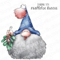 Bild 1 von Gummistempel Stamping Bella Cling Stamp THE GNOME AND THE MISTLETOE