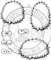StempelBar Stempelgummi Wuschel-Set