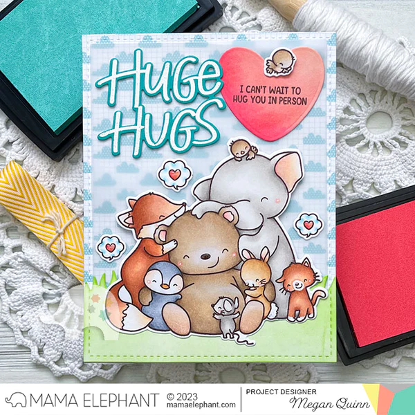 Bild 4 von Mama Elephant - Clear Stamps GROUP HUG
