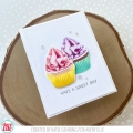 Bild 3 von Avery Elle Clear Stamps - Layered Cupcake