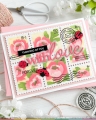 Bild 15 von Waffle Flower  Postage Collage Peony Stencil - Stencil-Set