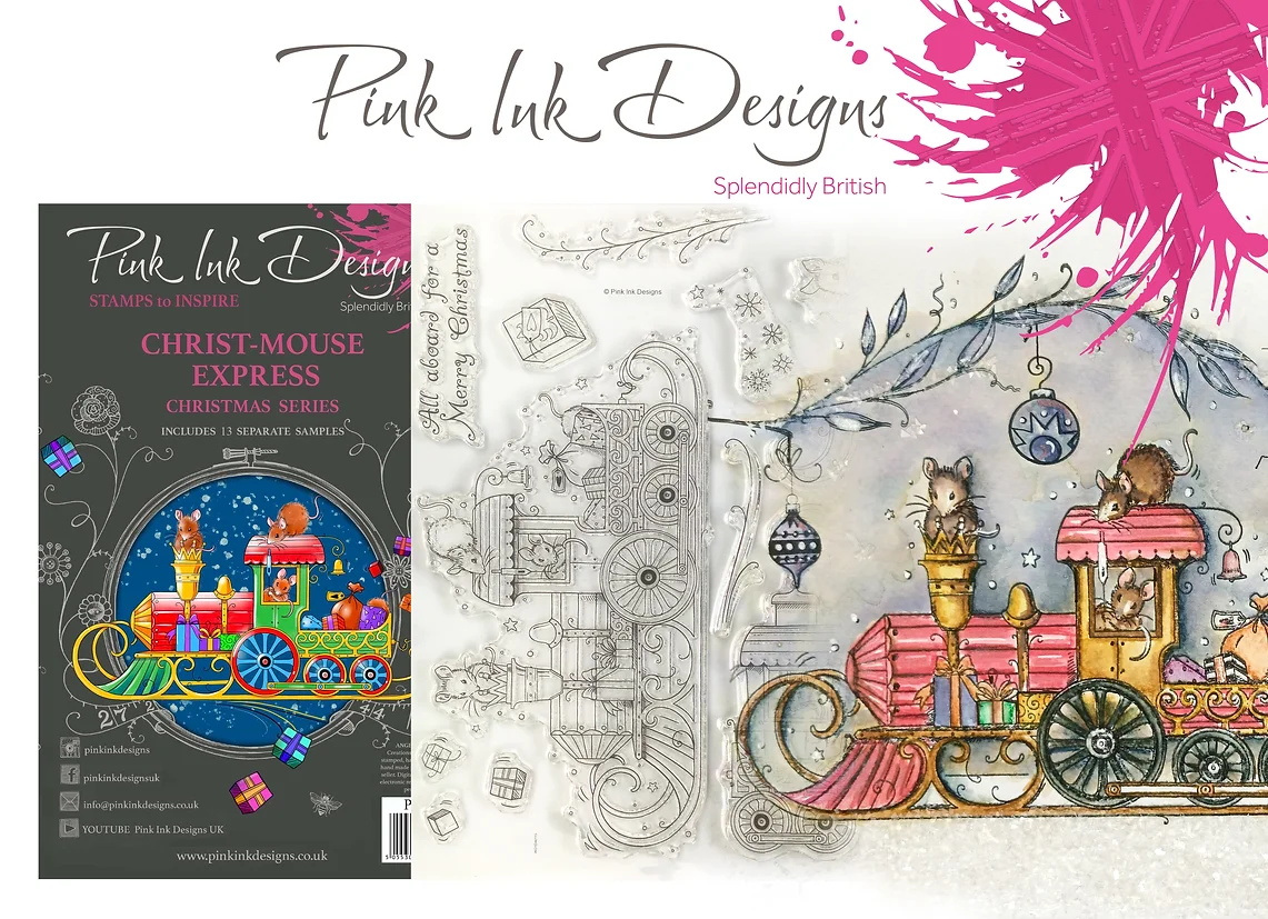 Bild 1 von Pink Ink Designs - Stempel Christ-Mouse Express - Eisenbahn