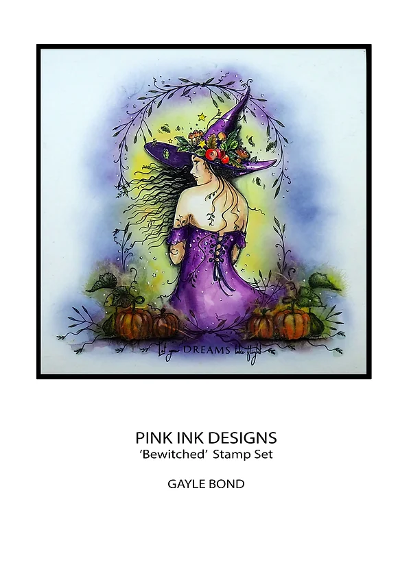 Bild 3 von Pink Ink Designs - Stempel Bewitched  - Hexe