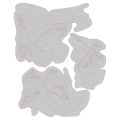 Bild 3 von Sizzix Thinlits Die by Tim Holtz - Stanzschablone - Brushstroke Butterflies - Schmetterling