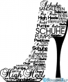 StempelBar Stempelgummi Schrift-Schuh