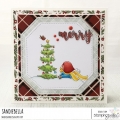 Bild 2 von Gummistempel Stamping Bella Cling Stamp BUNDLE GIRL WITH A CHRISTMAS TREE AND A BIRDIE