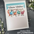 Bild 11 von Art Impressions Clear Stamps Happy Spring Flip Card - Osterhäschen