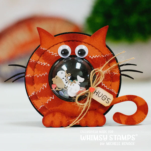 Bild 3 von Whimsy Stamps Die Stanze  -  Kitty Frame - Katze