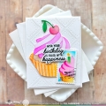 Bild 5 von Waffle Flower  Postage Collage Cupcake Stencil - Stencil-Set
