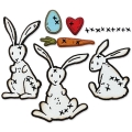 Bild 2 von Sizzix Thinlits Die by Tim Holtz - Stanzschablone - Bunny Stitch