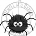 Bild 2 von StempelBar Ministempel - Spinne  / (Stempel) Halmakegel - montiert