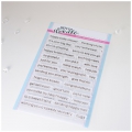 Heffy Doodle Clear Stamps Set - More Classic Sentiments - Weitere Stempel Texte