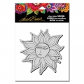 Stampendous Cling Stamp Gummistempel Laurel Burch Sister Sun