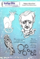 IndigoBlu Gummistempel - Edgar Allan Poe A5 Red Rubber Stamp