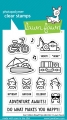 Bild 1 von Lawn Fawn Clear Stamps  - car critters road trip add-on