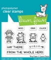 Lawn Fawn Clear Stamps - tiny farm