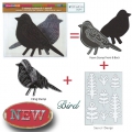 Bild 2 von Stampendous Bird Foam Stamp, Cling Rubber and Stencil Set