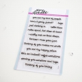 Heffy Doodle Clear Stamps Set - Close At Heart Sentiment - Stempel Texte