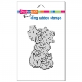Bild 1 von Stampendous Cling Stamps Pumpkin Night Rubber Stamp - Gummistempel Kürbisse